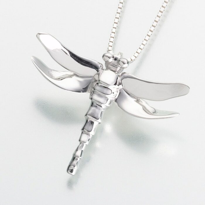 Dragonfly Cremation Pendant, sterling silver, 163SS