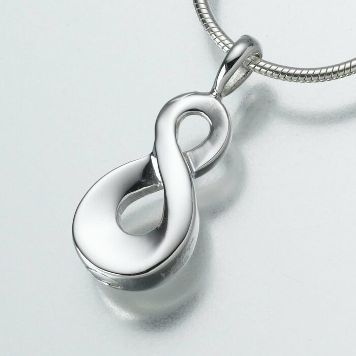 Infinity Cremation Pendant, sterling silver, 171SS