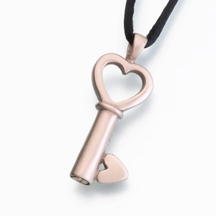 Key to My Heart Cremation Pendant, bronze, 218