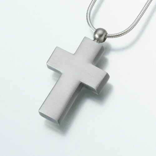 Pewter Cross Cremation Pendant 112PT