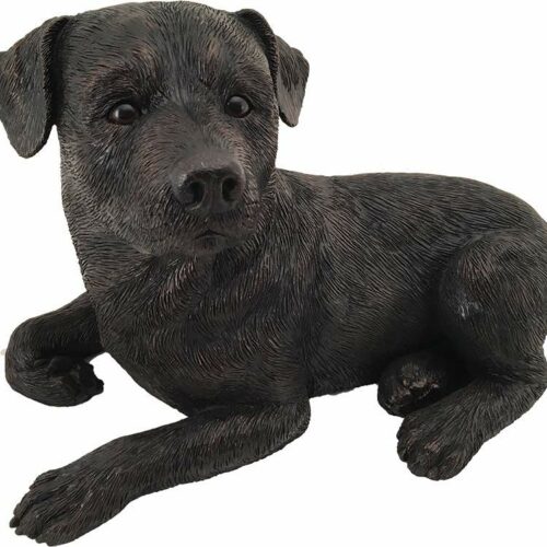 Rottweiler dog bronze look large figurine cremation urn