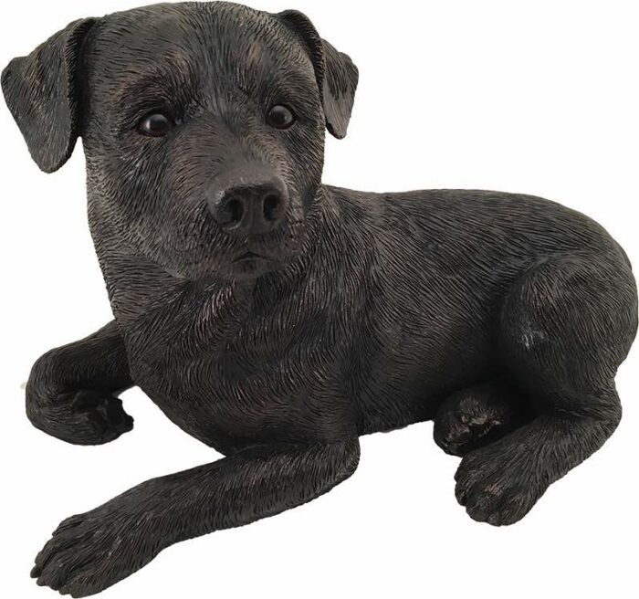 Rottweiler dog bronze look large figurine cremation urn