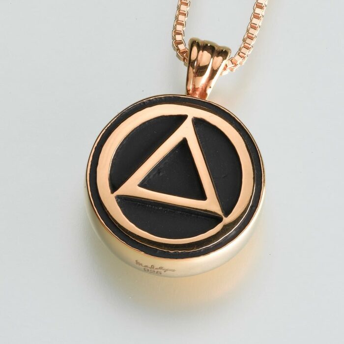 Serenity Cremation Pendant, gold vermeil, 204GV