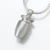 Small Urn Cremation Pendant, white gold, 115WG