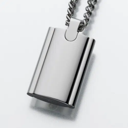 Stainless Steel Flask Cremation Pendant 174