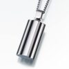 Stainless Steel Flask Cremation Pendant, narrow, 174