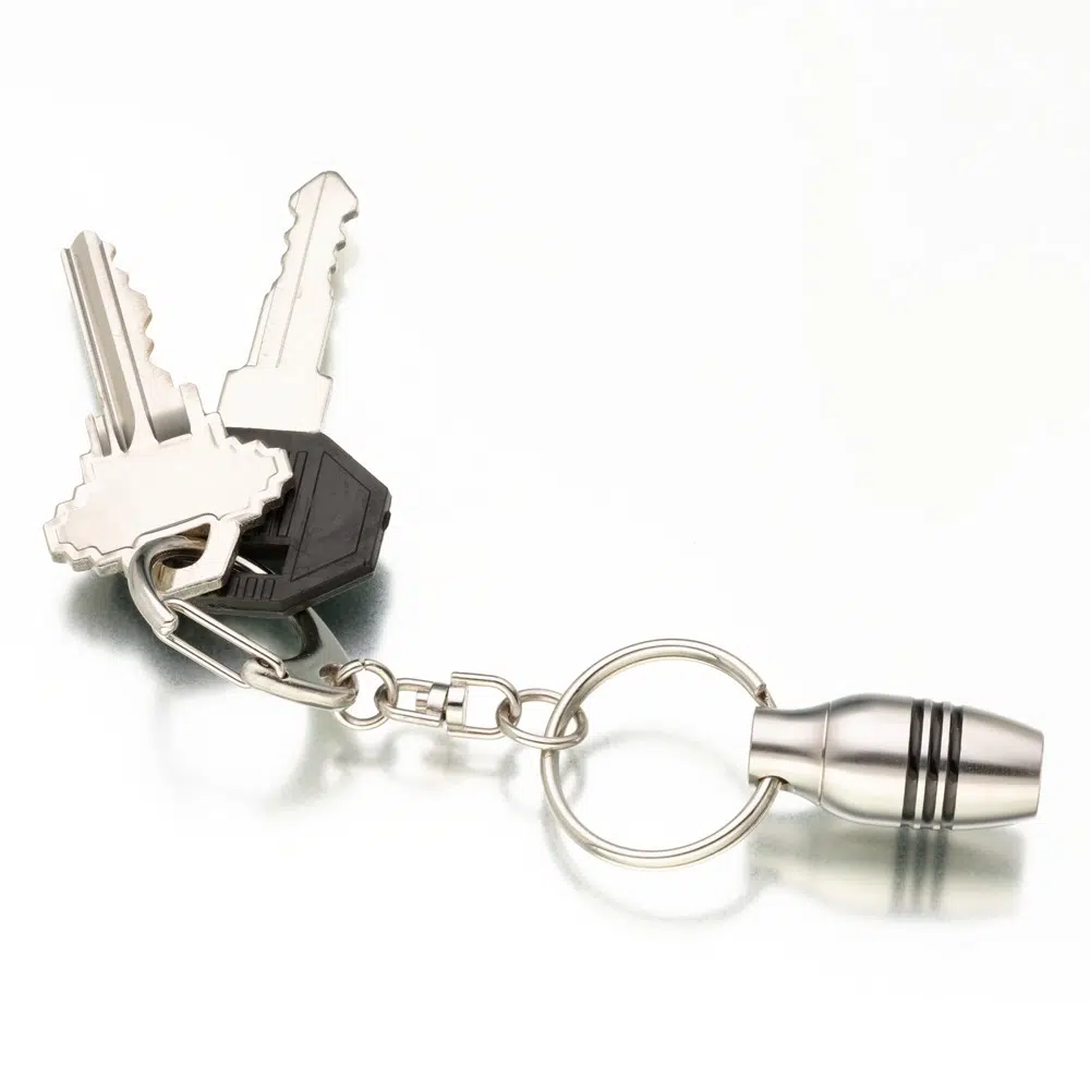 Stainless Steel Urn Pendant w/ Key Chain and leather cording - Madelyn  Pendants Madelyn Pendants