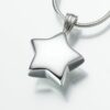 Star Cremation Pendant, sterling silver, 133SS