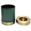 Candle holder cremation urn, sage green