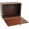 Rosewood photo frame cremation urn, bottom view