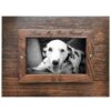 Rosewood photo frame cremation urn, engraved frame