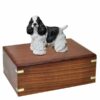 Cocker Spaniel dog figurine cremation memorial urn