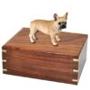 French Bulldog dog figurine cremation urn