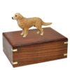 Golden Retriever dog figurine cremation memorial urn