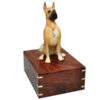 Great Dane dog figurine cremation memorial urn