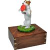 Jack Russell Terrier dog figurine cremation memorial urn