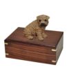 Shar Pei dog figurine cremation memorial urn