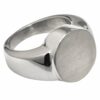 Premium Stainless Steel Round Cremation Ring memorial jewelry