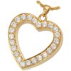 Eternal love memorial cremation pendant, gold