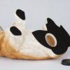 Basset Hound pet dog cremation urn figurine, bottom