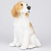 Beagle pet dog cremation urn figurine