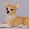 Chihuahua pet dog cremation urn figurine