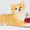 Chihuahua pet dog cremation urn figurine