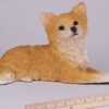 Chihuahua pet dog cremation urn figurine, with ruler