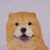 Chow pet dog cremation urn figurine, face