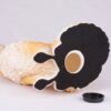 Collie pet dog cremation urn figurine, bottom