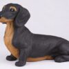 Dachshund pet dog cremation urn figurine