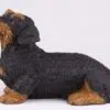 Dachshund pet dog cremation urn figurine