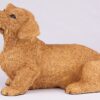 Dachshund pet dog cremation urn figurine