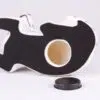 Dalmatian pet dog cremation urn figurine, bottom