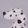 Dalmatian pet dog cremation urn figurine, face