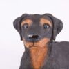 Doberman Pinscher pet dog cremation urn figurine, face