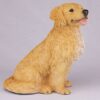 Golden Retriever pet dog cremation urn figurine