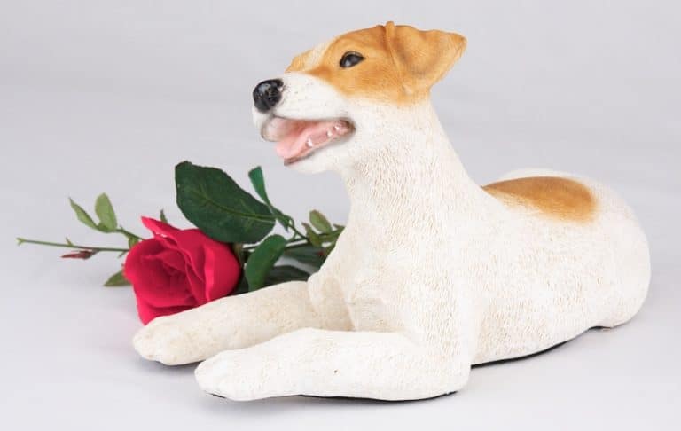 dog memorial figurine