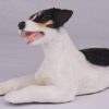 Jack Russell pet dog cremation urn figurine