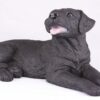 Black Lab Labrador Retriever pet dog cremation urn figurine