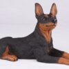 Miniature Pinscher Min Pin pet dog cremation urn figurine