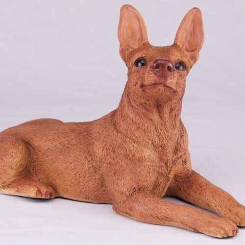 Miniature Pinscher Min Pin pet dog cremation urn figurine