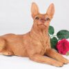 Miniature Pinscher Min Pin pet dog cremation urn figurine