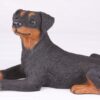 Miniature Pinscher Min Pin pet dog cremation urn figurine