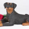 Miniature Pinscher Min Pin pet dog cremation urn figurine