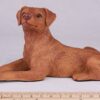 Miniature Pinscher Min Pin pet dog cremation urn figurine, with ruler