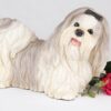 Shih Tzu pet dog cremation urn figurine