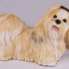 Shih Tzu pet dog cremation urn figurine