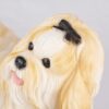 Shih Tzu pet dog cremation urn figurine, face