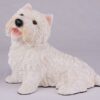 Westie Terrier pet dog cremation urn figurine